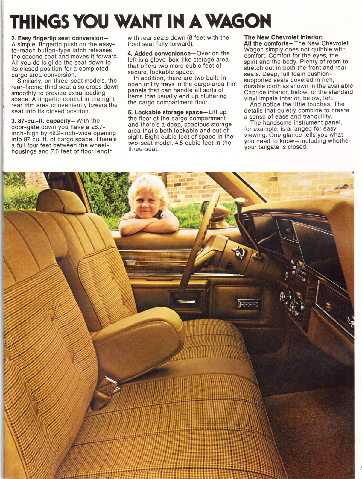 1978 Chevrolet Wagons Brochure Page 9